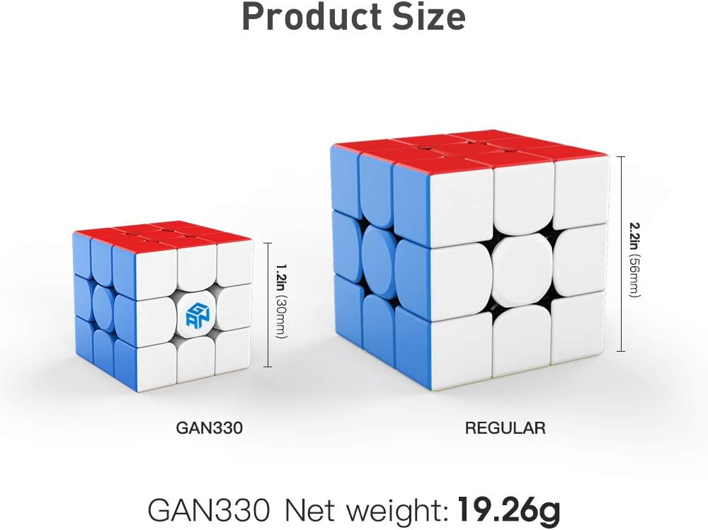 330 Mini Zauberwürfel Schlüsselanhänger 3x3, Cube Key Ring 30mm für Deine Schlüssel Oder als Stylischer Anhänger, Mini Speed Cube Schlüsselanhänger für Kinder und Erwachsene