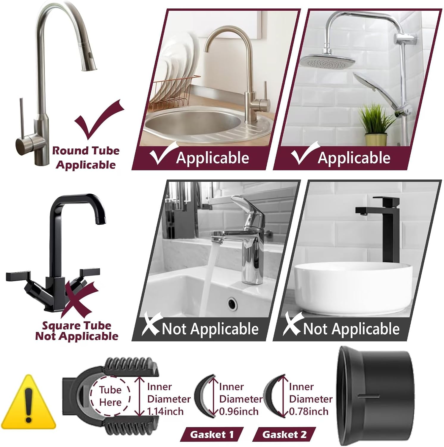 SpüLbecken Organizer, Schwammhalter SpüLbecken für Wasserhähne Durchmesser von 1,78–2,8cm, Runden, Platzsparend Spüllappenhalter Küchen Organizer, Schwarz